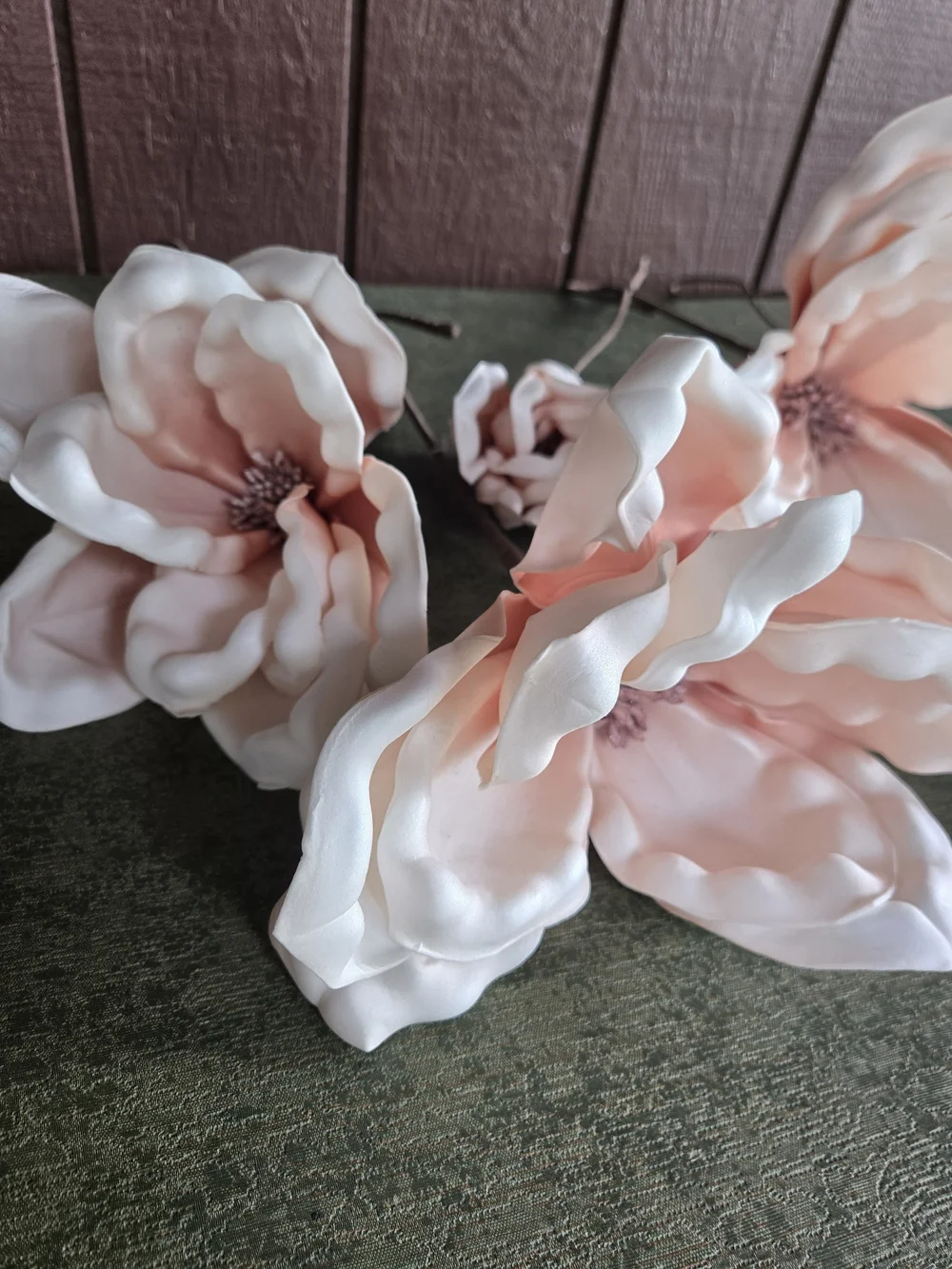 Soft Pink Magnolia Stem Set of 6